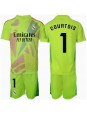Real Madrid Thibaut Courtois #1 Målvakt Replika Tredje Kläder Barn 2024-25 Kortärmad (+ byxor)